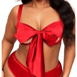 Adore Me Gynger Unlined Balconette Bow Bra